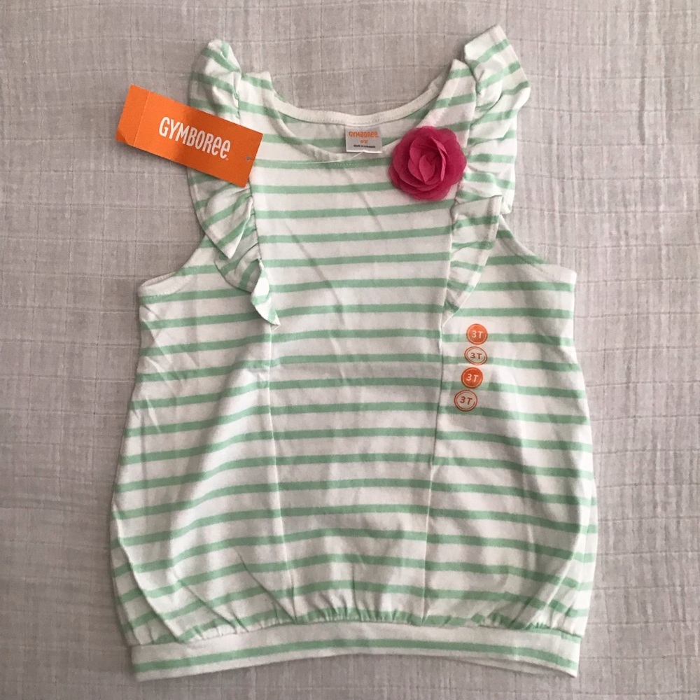 Gymboree Sleeveless Striped Top, NWT, 3T